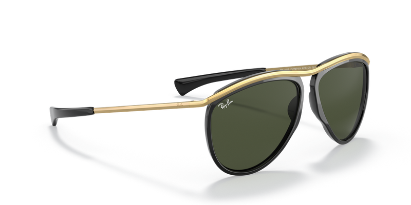 Ray-Ban OLYMPIAN AVIATOR in Black - Alternate View