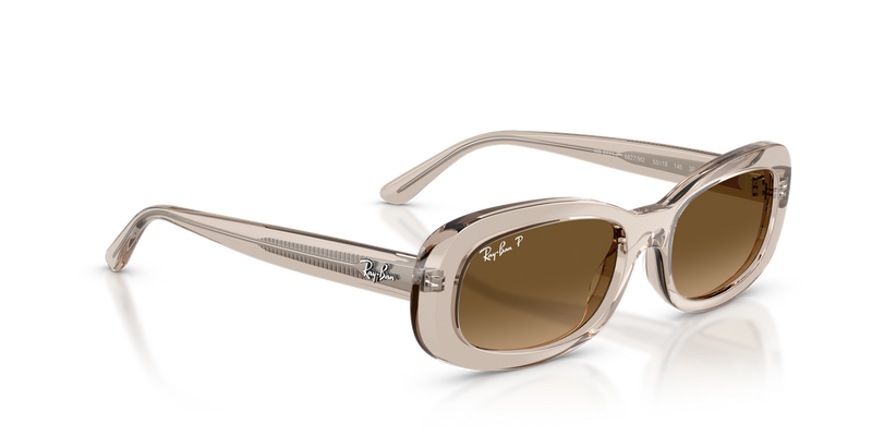 Ray-Ban RB2221F in Transparent Beige - Alternate View