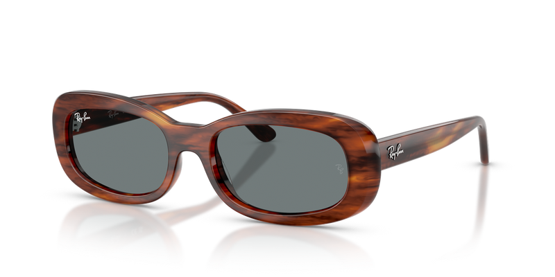 Ray-Ban RB2221F in Striped Havana - Alternate View