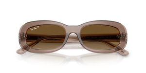 Transparent Beige / Gradient Brown Polarized (6827M2)