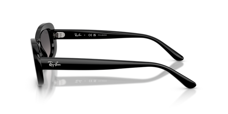 Ray-Ban RB2221 in Black / Gradient Grey Polarized (901/M3) - Alternate View