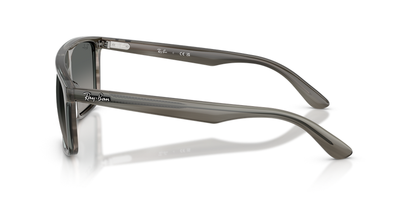 Ray-Ban RB2222F in Striped Grey - Back View