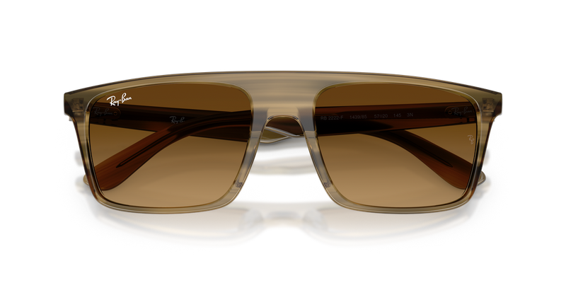 Ray-Ban RB2222F in Striped Green - Alternate View