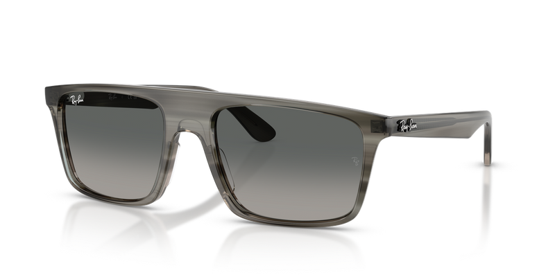 Ray-Ban RB2222 in Striped Grey / Gradient Grey (143871) - Front View