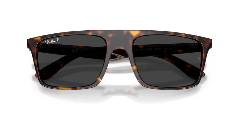 Ray-Ban RB2222 in Havana / Polarized Black (902/48) - Alternate View