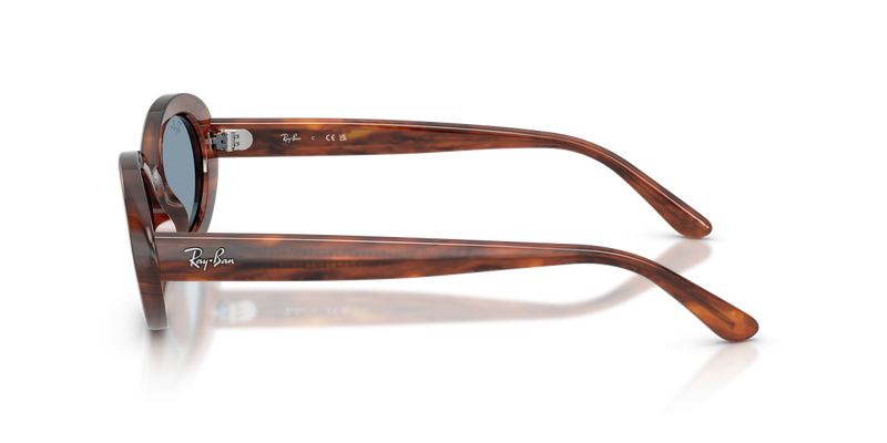 Ray-Ban RB2223F in Striped Havana - Alternate View