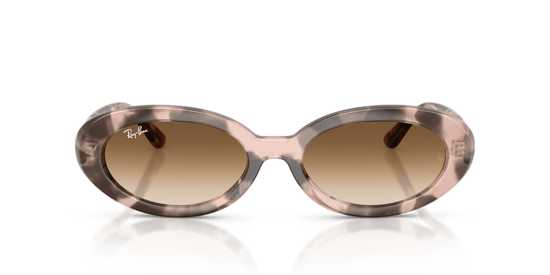 Ray-Ban RB2223 in Opal Pink Havana / Clear Gradient Brown (144951) - Alternate View