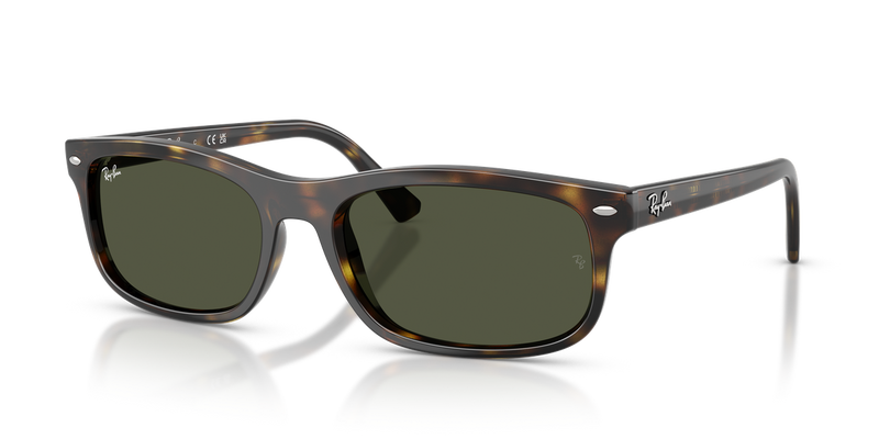 Ray-Ban RB2224F in Havana / Green (710/31) - Alternate View