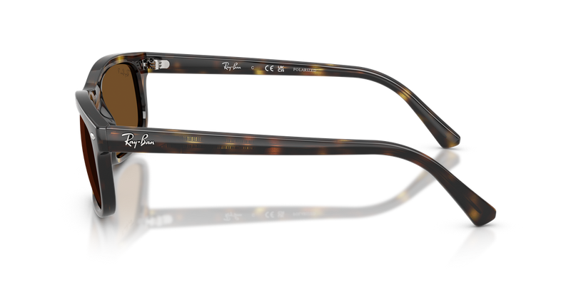 Ray-Ban RB2224F in Havana / Polarized Brown (710/57) - Alternate View
