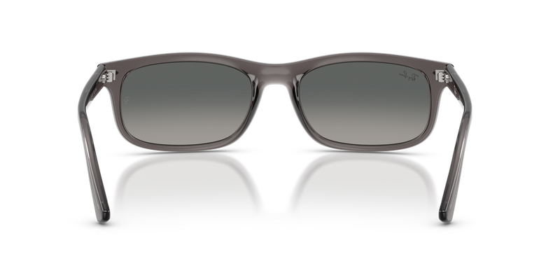 Ray-Ban RB2224 in Opal Light Grey / Grey Gradient (667571) - Temple Detail
