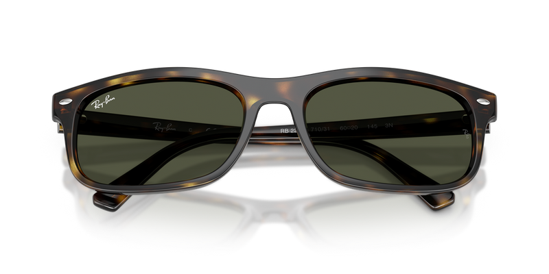 Ray-Ban RB2224 in Havana / Green (710/31) - Alternate View