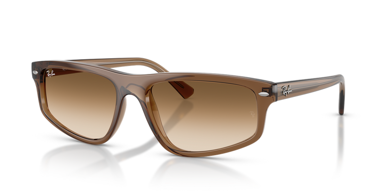 Ray-Ban RB2225 in Transparent Light Brown / Clear Gradient Brown (664051) - Front View