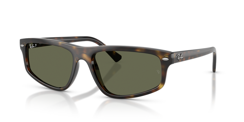 Ray-Ban RB2225 in Havana / Green Polarized (710/58) - Alternate View