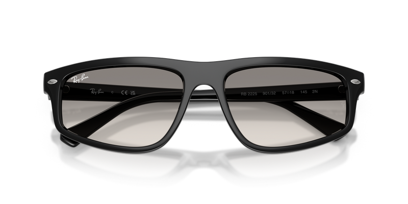 Ray-Ban RB2225 in Black / Clear Gradient Grey (901/32) - Alternate View