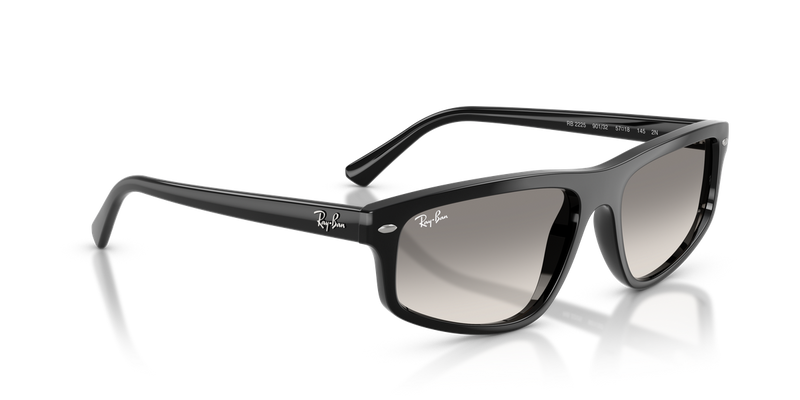 Ray-Ban RB2225 in Black / Clear Gradient Grey (901/32) - Alternate View