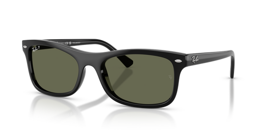 Ray-Ban RB2226F - Black / Green Polarized (601/58)