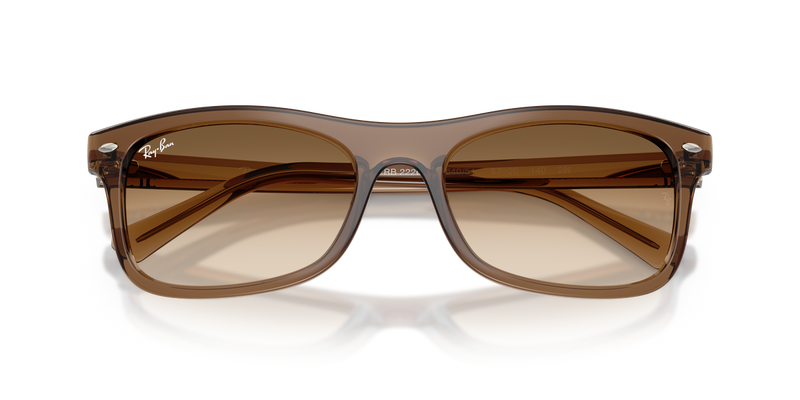Ray-Ban RB2226F in Transparent Light Brown / Clear Gradient Brown (664051) - Alternate View