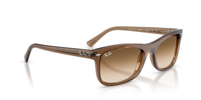 Ray-Ban RB2226F in Transparent Light Brown / Clear Gradient Brown (664051) - Alternate View