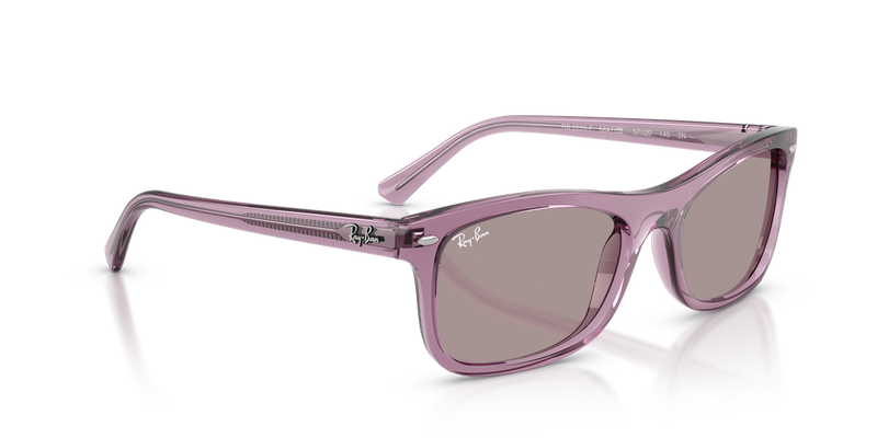 Ray-Ban RB2226F in Transparent Violet / Violet (684753) - Alternate View