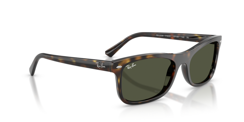 Ray-Ban RB2226 in Havana / Green (710/31) - Alternate View
