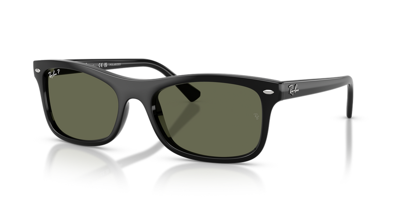 Ray-Ban RB2226 in Black / Green Polarized (901/58) - Alternate View