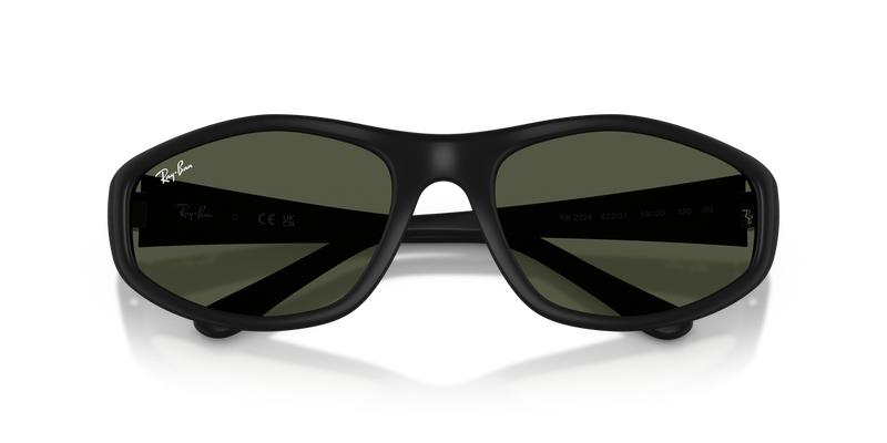 Ray-Ban RB2228 in Rubber Black - Alternate View