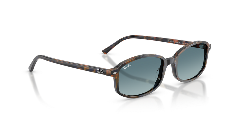 Ray-Ban RB2232F in Yellow & Blue Havana - Alternate View