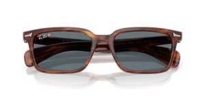 Striped Havana / Dark Blue Polarized (954/3R)