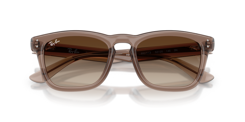 Ray-Ban RB2238 in Transparent Light Brown - Side View