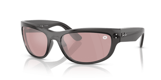 Ray-Ban MEGA BALORAMA RB2289 - Transparent Black / Red Polarized (14543E)