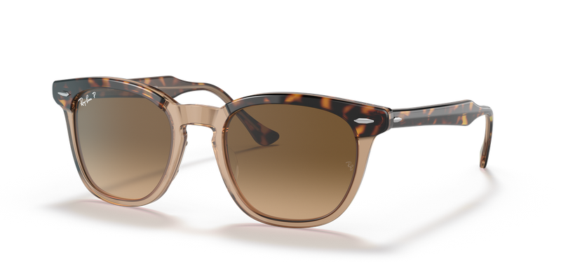 Ray-Ban HAWKEYE in Havana On Transparent Brown - Front View