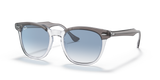 Grey On Transparent / Clear Blue (13553F)