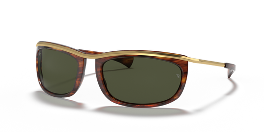 Ray-Ban OLYMPIAN I - Striped Havana / G-15 Green (954/31)