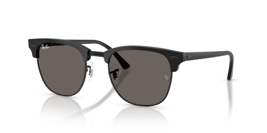 Ray-Ban CLUBMASTER - Black / Dark Grey (1464B1)