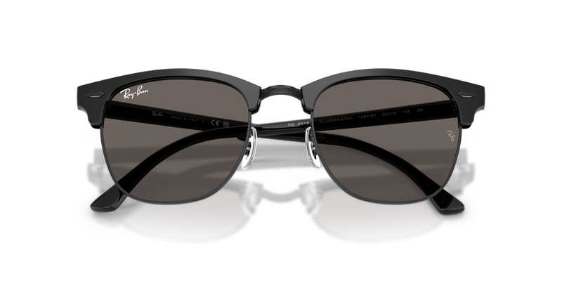 Ray-Ban CLUBMASTER in Black - Side View