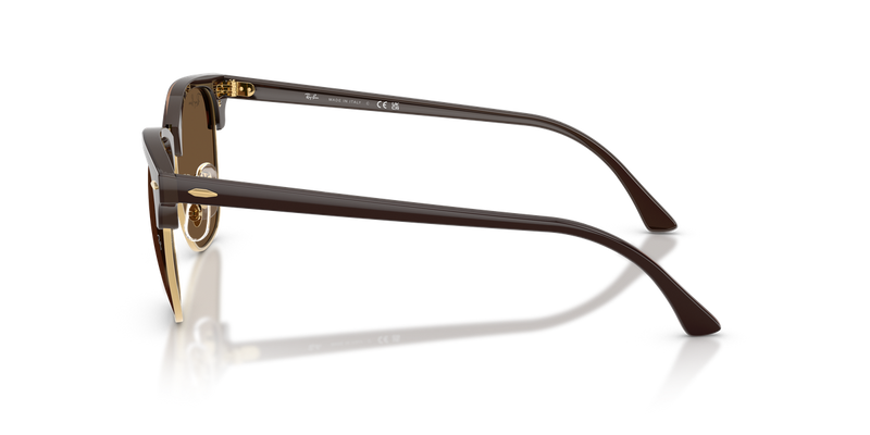 Ray-Ban CLUBMASTER in Brown & Gold - Alternate View