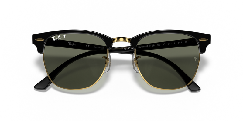 Ray-Ban CLUBMASTER in Black - Alternate View