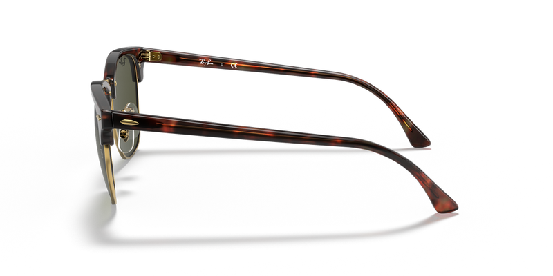Ray-Ban CLUBMASTER in Tortoise On Gold - Alternate View
