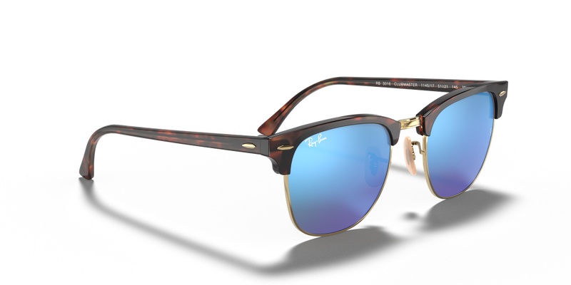 Ray-Ban CLUBMASTER in Havana On Gold - Alternate View