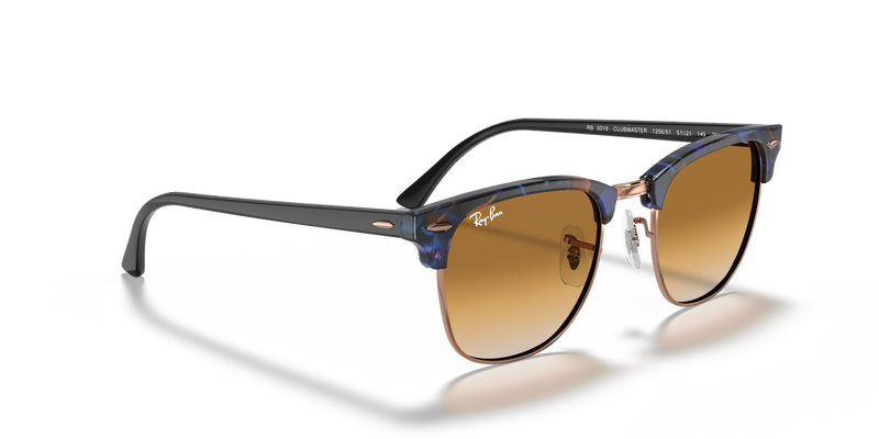 Ray-Ban CLUBMASTER in Brown & Blue - Alternate View