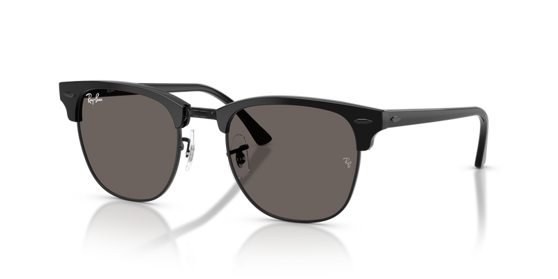 Ray-Ban CLUBMASTER in Black On Black - Front View