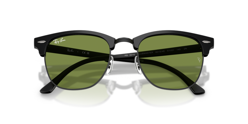 Ray-Ban CLUBMASTER in Matte Black On Black - Alternate View