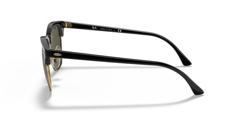 Ray-Ban CLUBMASTER in Black On Gold - Alternate View