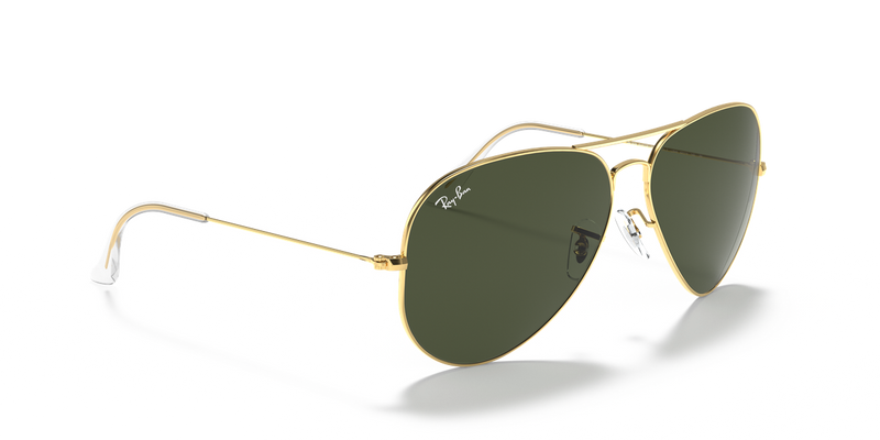 Ray-Ban AVIATOR LARGE METAL II in Arista Gold / G-15 Green (L2846) - Alternate View