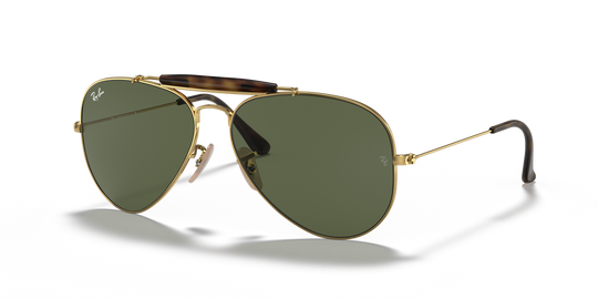 Ray-Ban OUTDOORSMAN II - Arista Gold / G-15 Green (181)