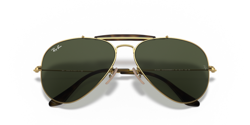 Ray-Ban OUTDOORSMAN II in Arista Gold - Side View