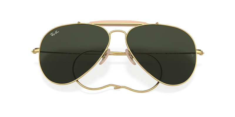 Ray-Ban OUTDOORSMAN I in Arista Gold - Side View