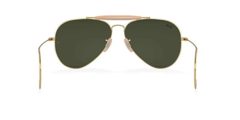 Ray-Ban OUTDOORSMAN I in Arista Gold - Temple Detail