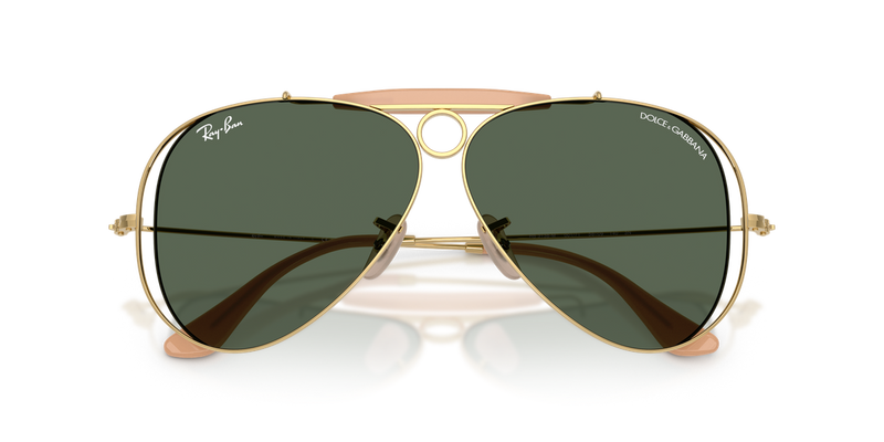 Ray-Ban RB3138M in Arista Gold - Side View