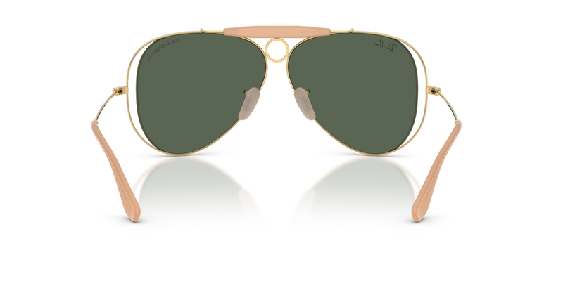Ray-Ban RB3138M in Arista Gold - Temple Detail